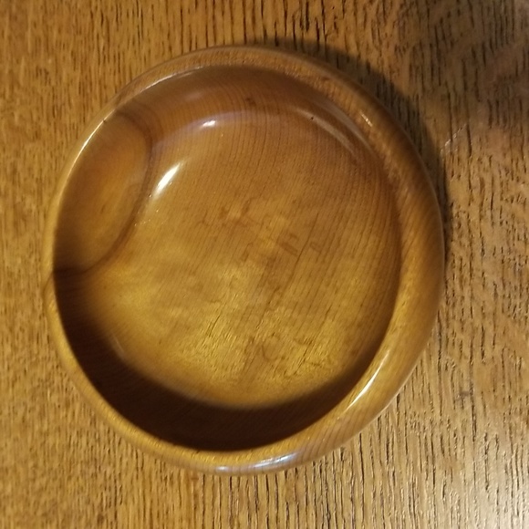 Teak bowl small. Nut dish or decor. - Picture 2 of 4